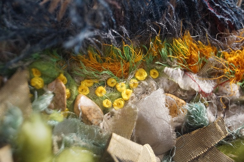 textile wall art. rebecca powell